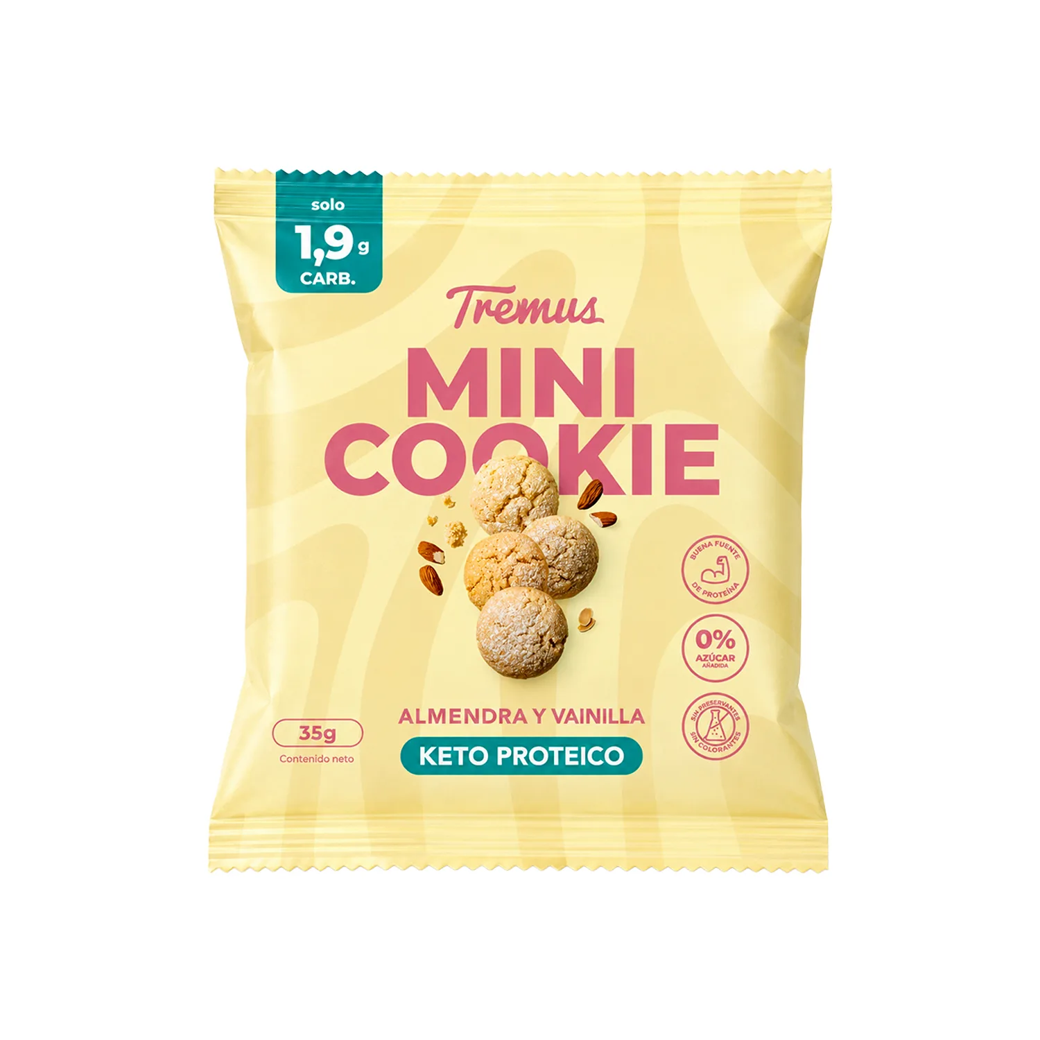 Mini cookie de almendra y vainilla