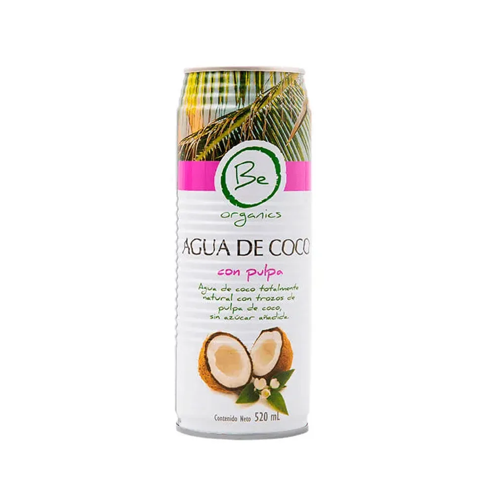 Agua coco con pulpa 520 ML B ORGANICS